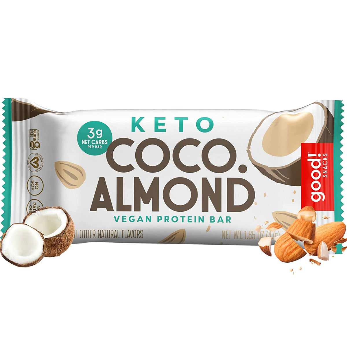 good!®KETO™ Coconut Almond vegan protein bar