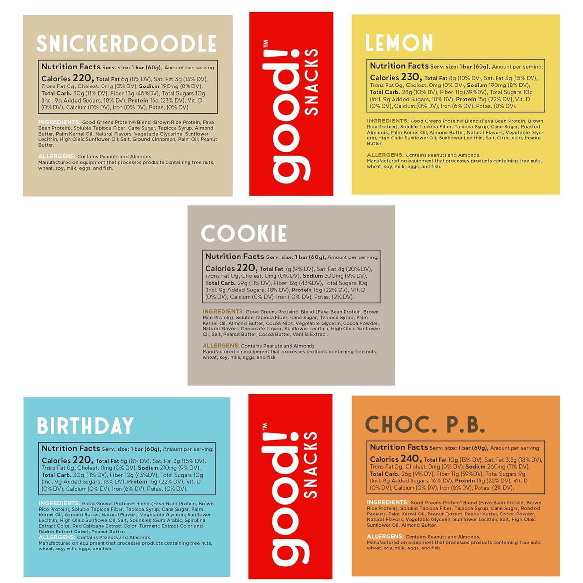 5 Flavor Variety Pack