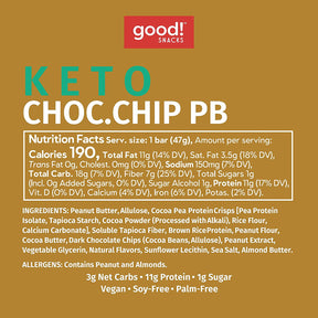 good!® KETO™ Choc Chip PB